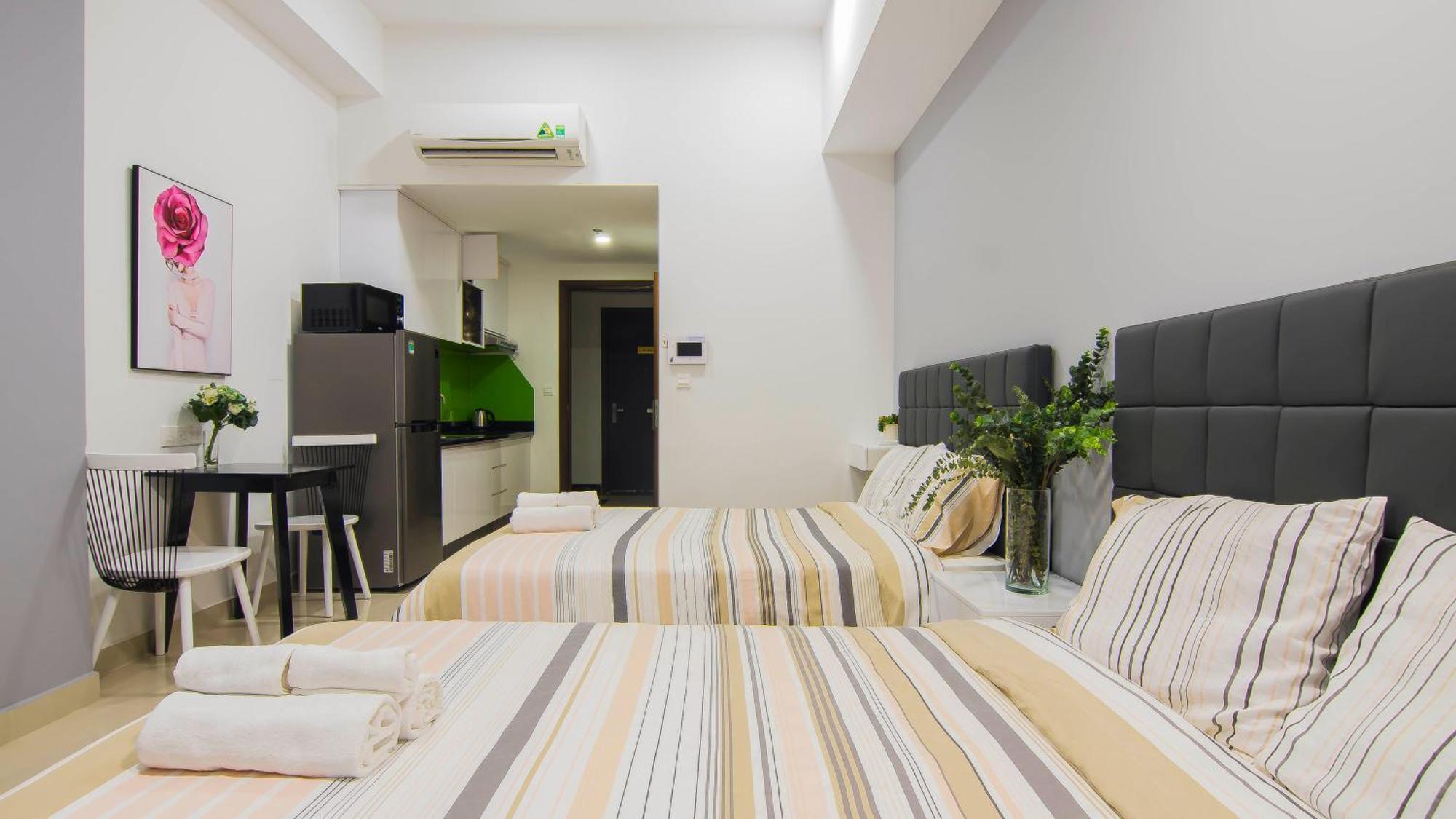 Min' Apartment - Rivergate Residence Downtown Bui Vien - Free Pool Ho Şi Min Dış mekan fotoğraf