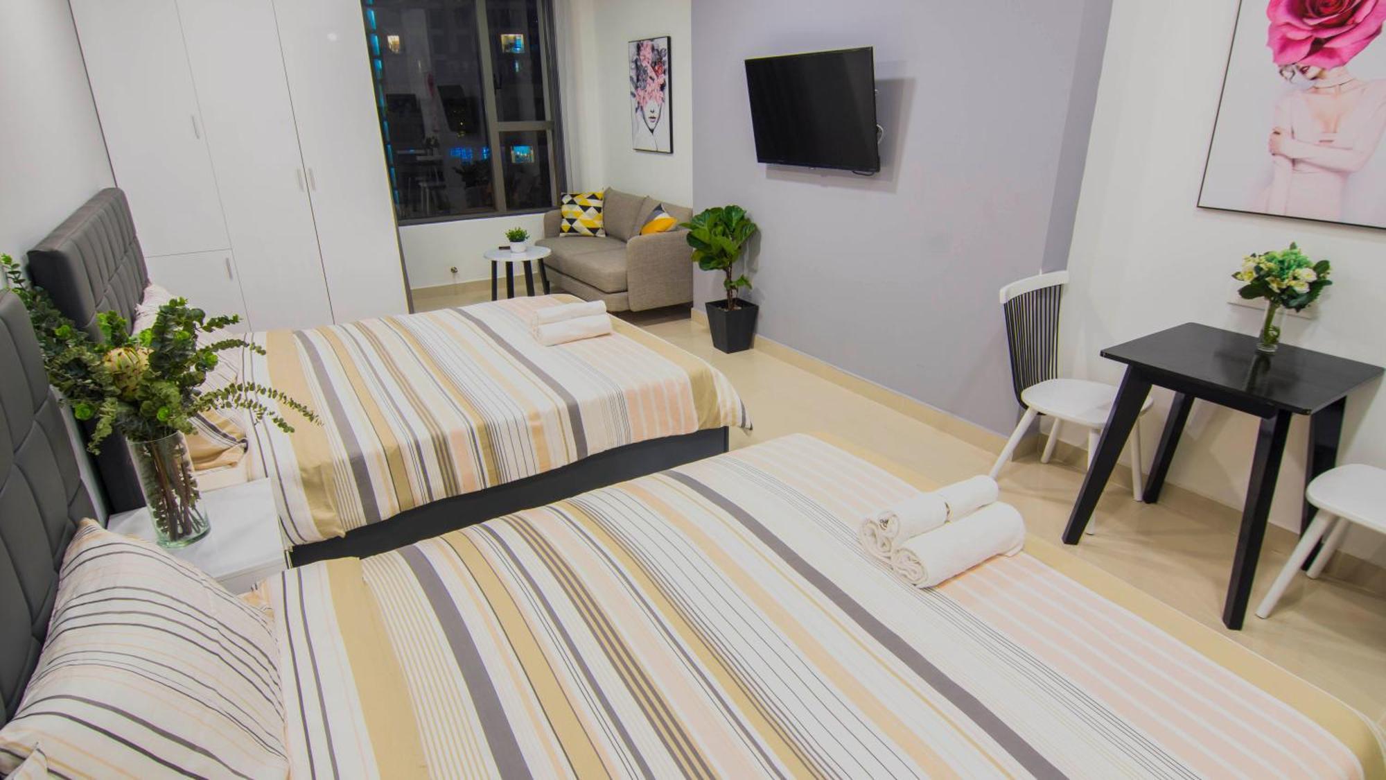 Min' Apartment - Rivergate Residence Downtown Bui Vien - Free Pool Ho Şi Min Dış mekan fotoğraf