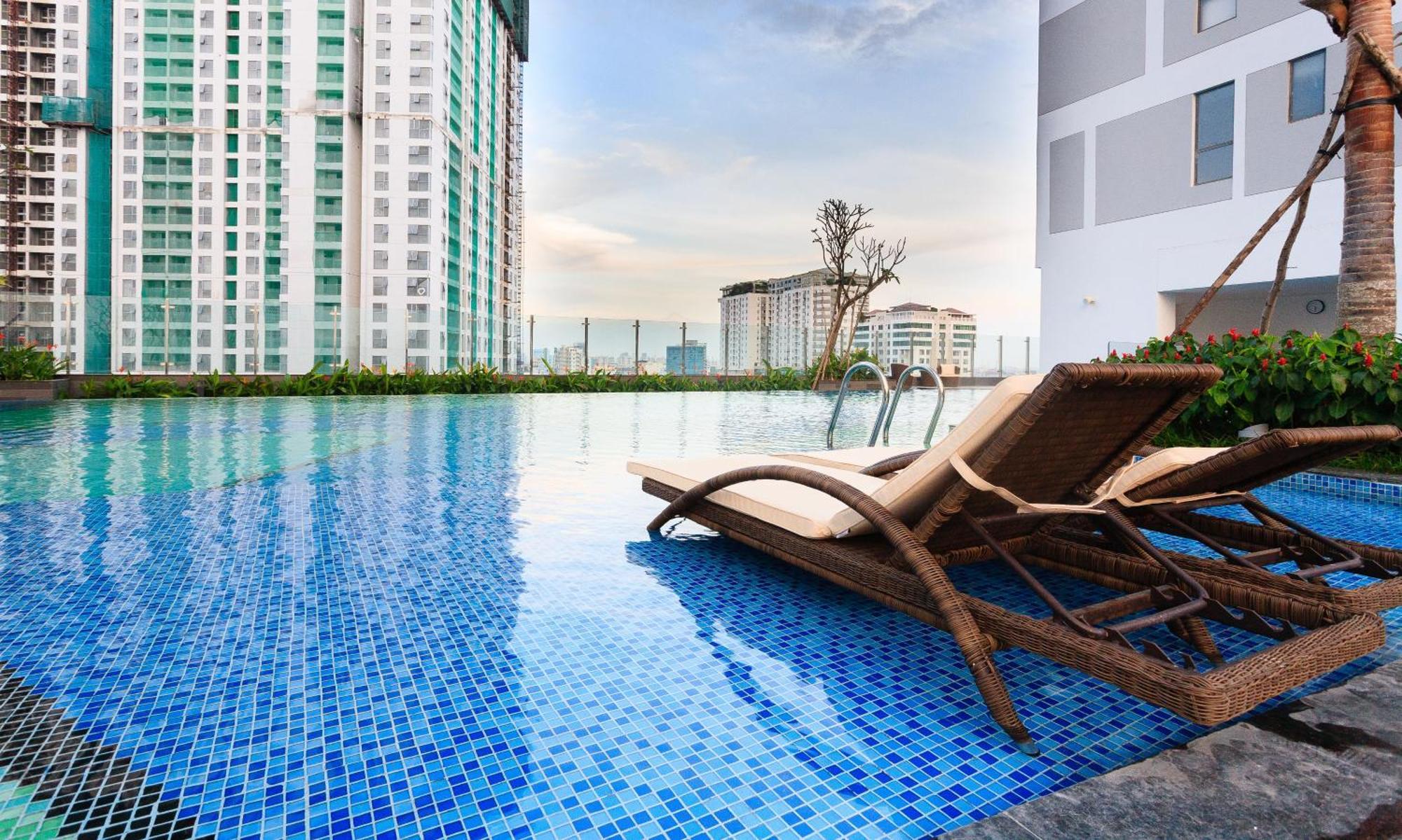 Min' Apartment - Rivergate Residence Downtown Bui Vien - Free Pool Ho Şi Min Dış mekan fotoğraf