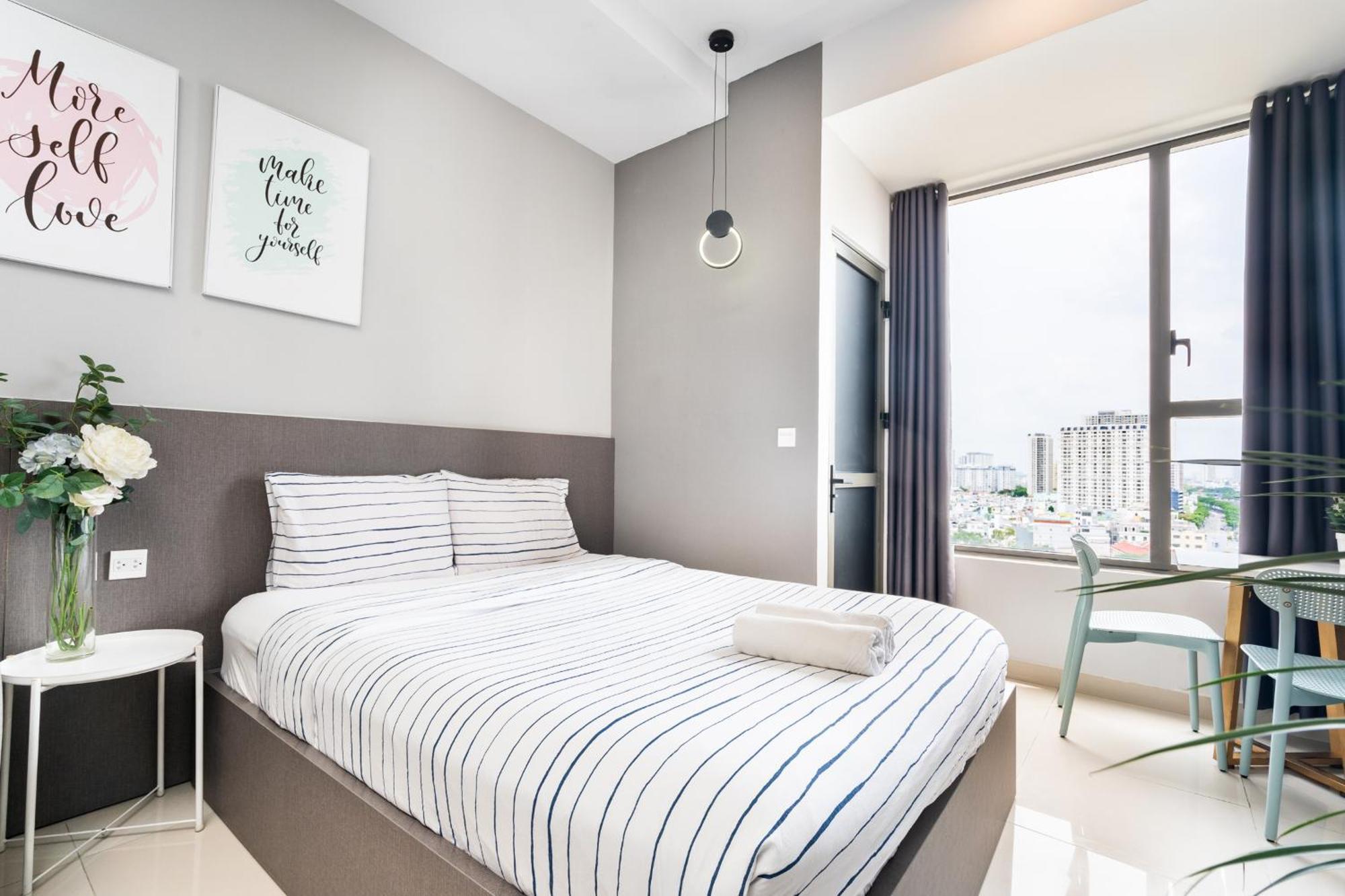 Min' Apartment - Rivergate Residence Downtown Bui Vien - Free Pool Ho Şi Min Dış mekan fotoğraf